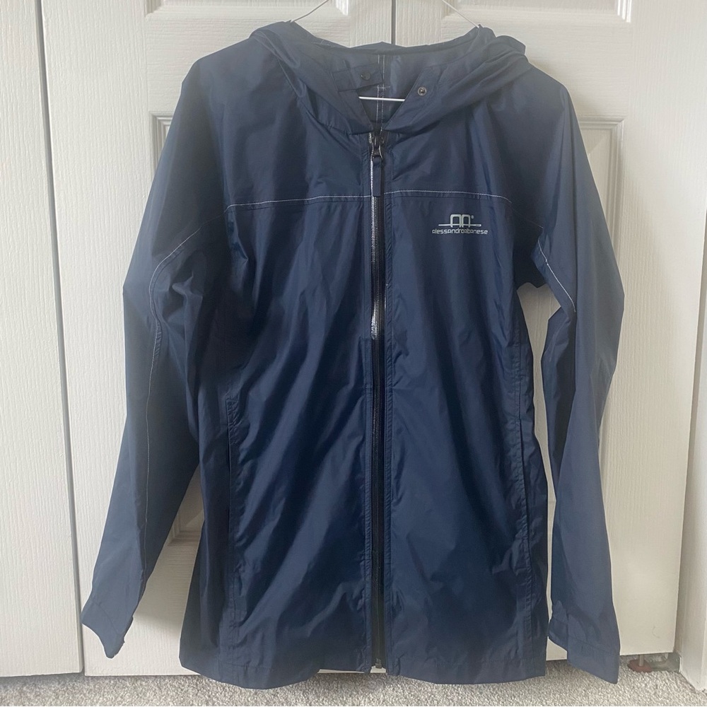 Alessandro Albanese Navy Rain Jacket